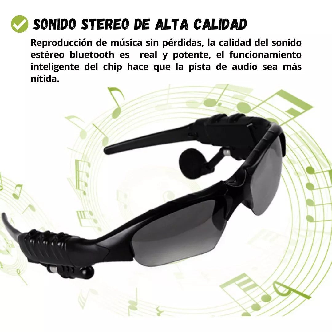 LENTES DE SOL CON BLUETOOTH 5.0 CON AUDIFONOS INALAMBRICO