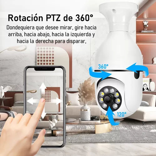 FOCO CAMARA 360° WIFI FC