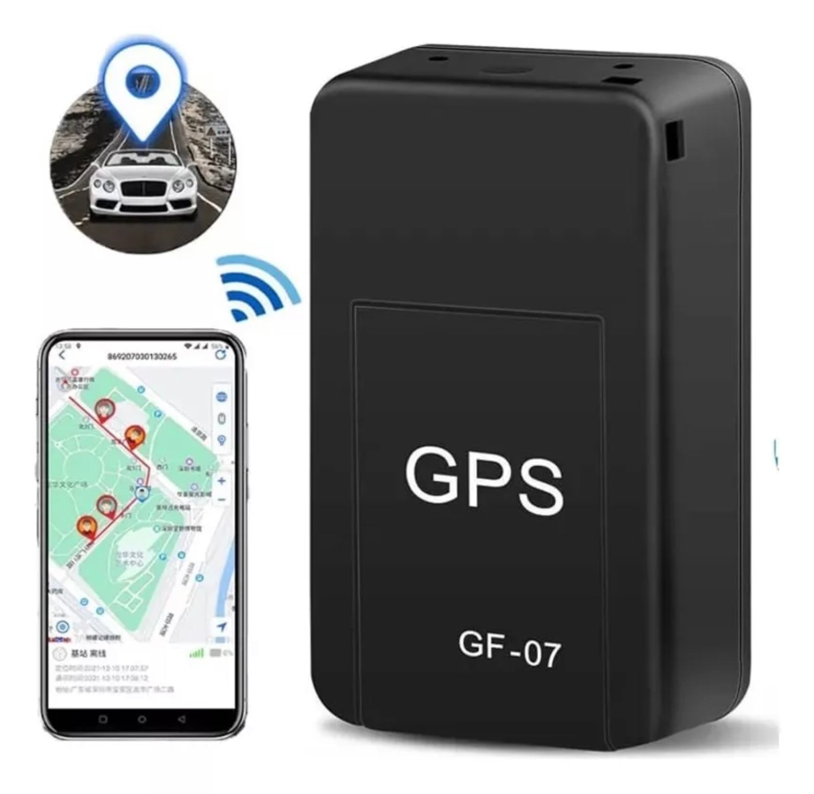 GPS Tracker Mini Tiempo real Oculto Espía Vehículos Dispositivos de Rastreo de Niños Magnético