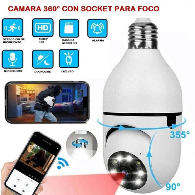 FOCO CAMARA 360° WIFI FC